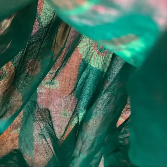 Farm Rio x Anthropologie Pleated Palm Midi Dress - Picture 7 of 11